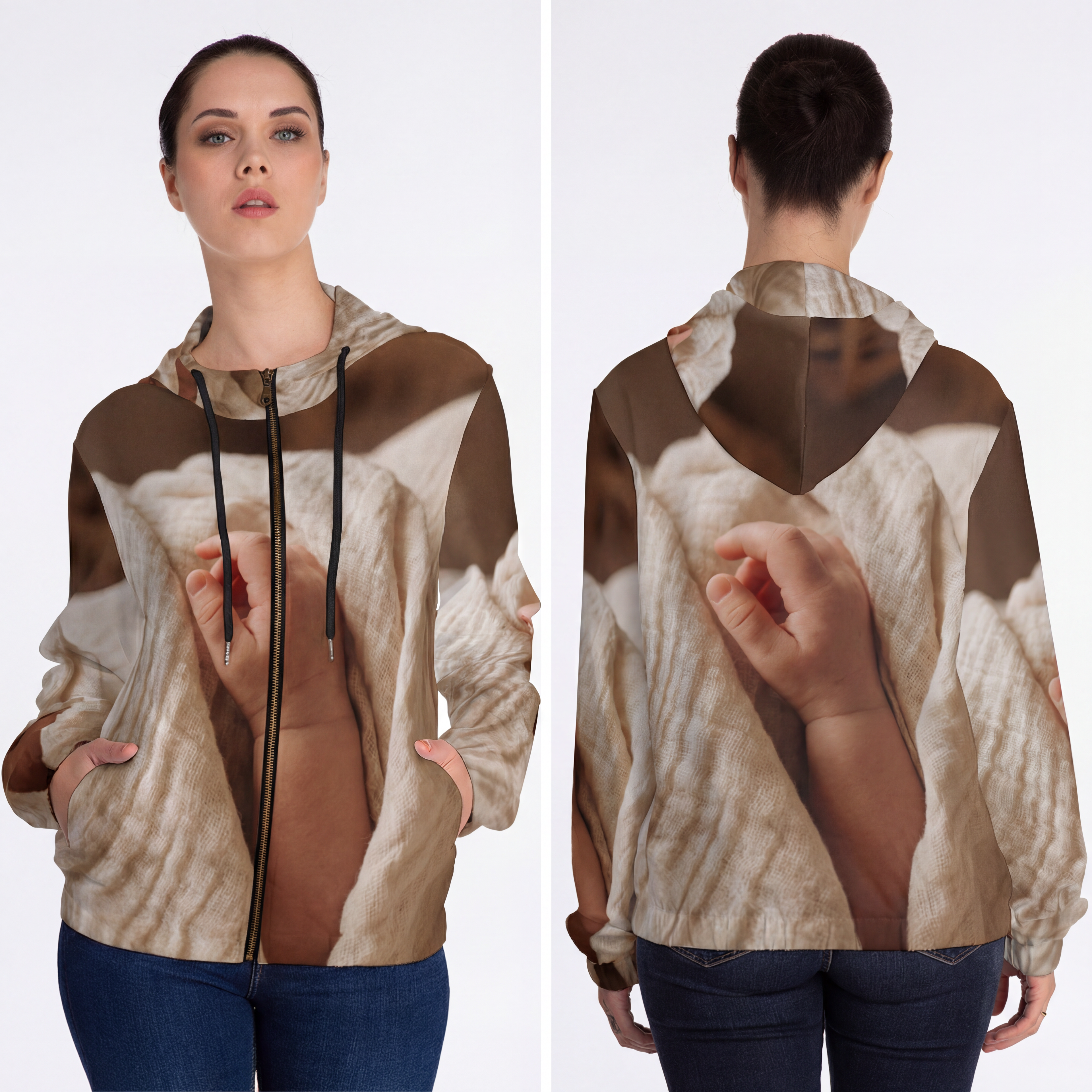 Women's Zip Hoodie - Calm Layering