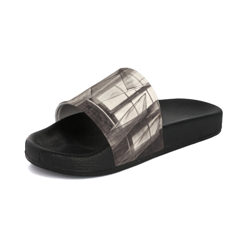 Men's Slide Sandals - Spectral Veils | Echovira Gallery