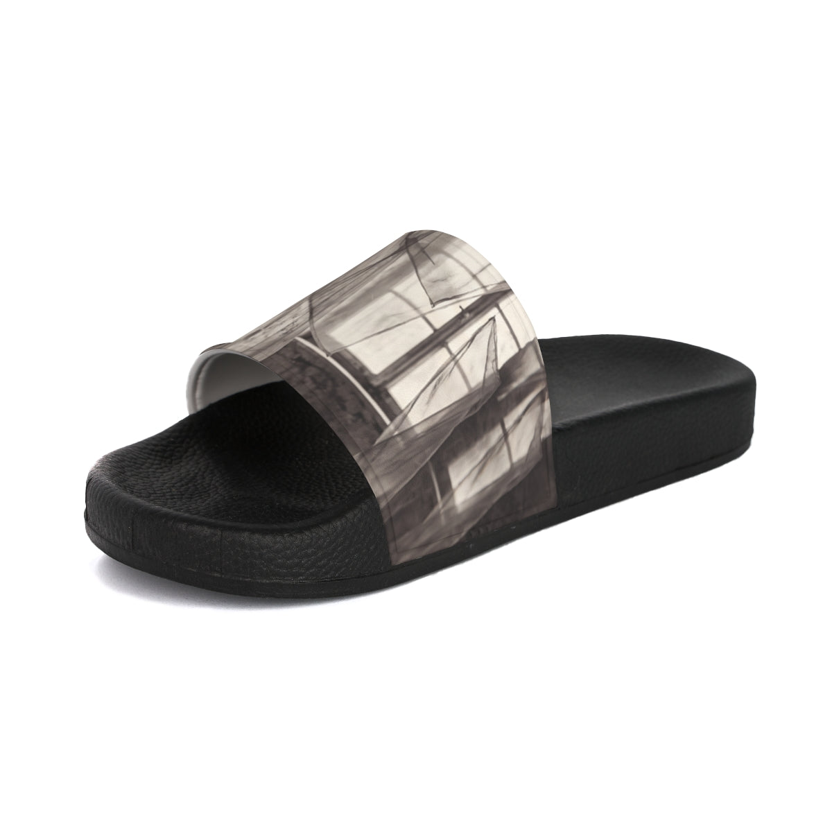 Men's Slide Sandals - Spectral Veils | Echovira Gallery
