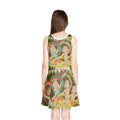 Girls' Sleeveless Sundress - Paper Garden Dancers... |...