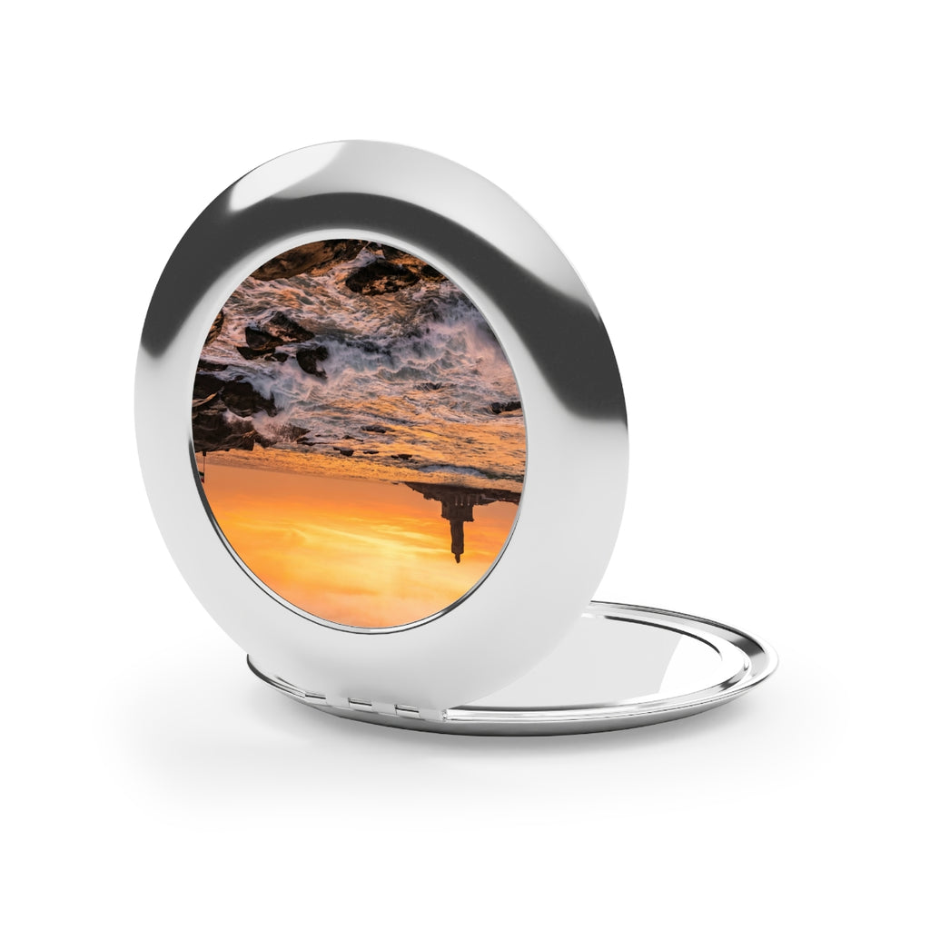 Travel Mirror - Golden Coastal Dawn