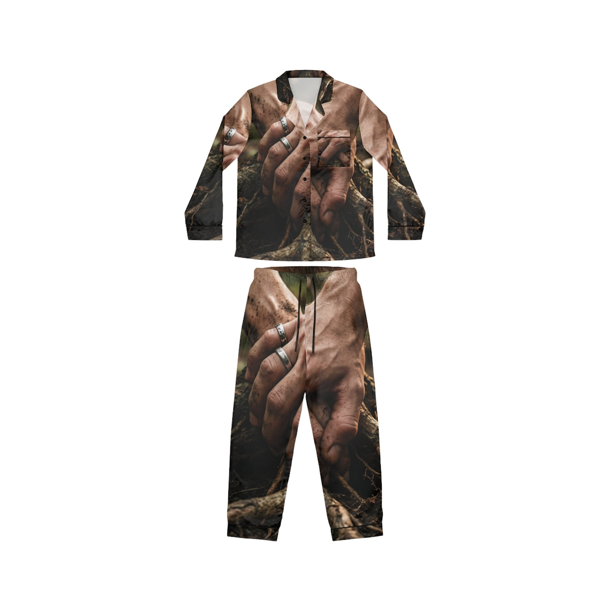 Women's Forest Roots Satin Pajamas