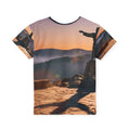 Kids Sports Jersey with Twilight Mountain Vista