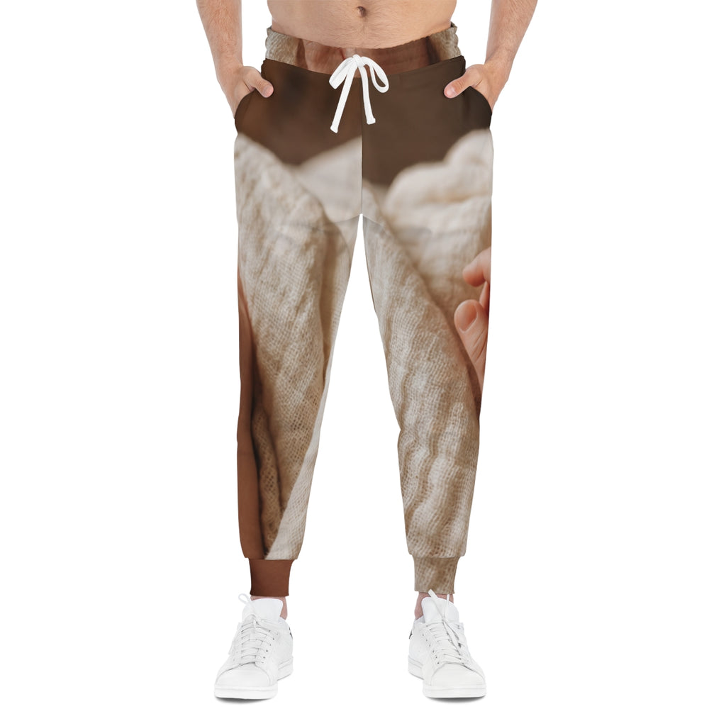 Athletic Joggers - Soft Cream Minimalist