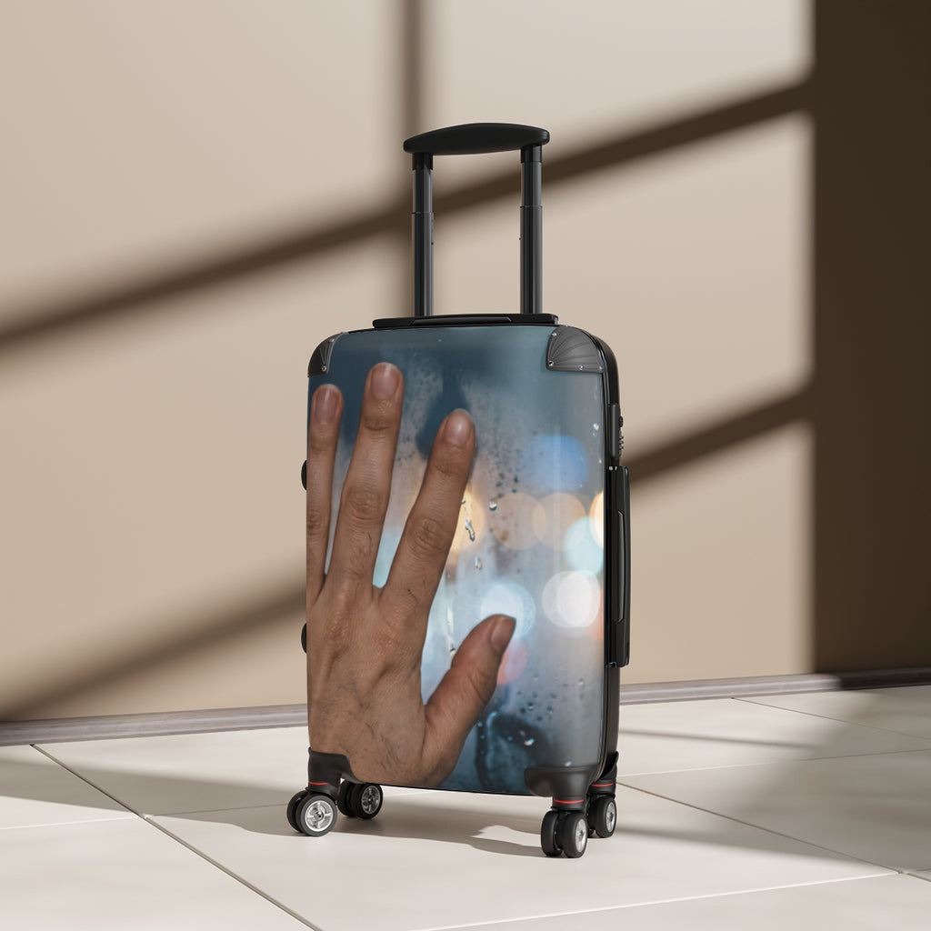 Rainy City Window Suitcase
