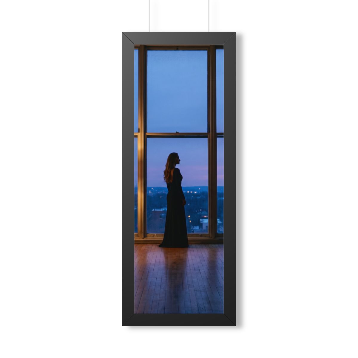 Framed Vertical Poster - Twilight Solitude — Black (11×14......