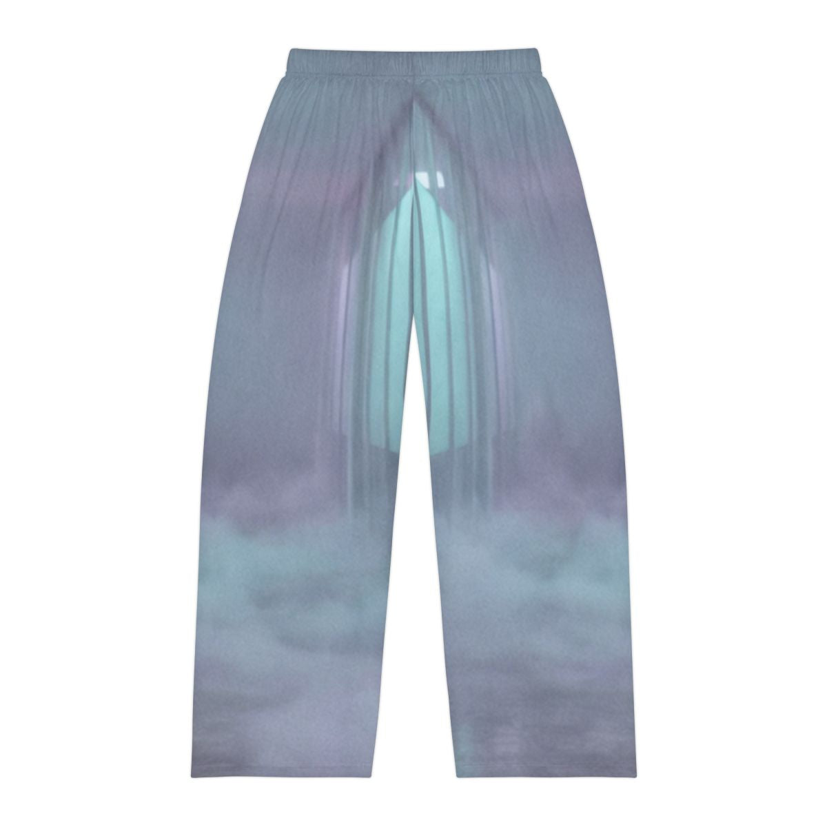Men's Pajama Pants - Liminal Corridor Fog Art Print |...