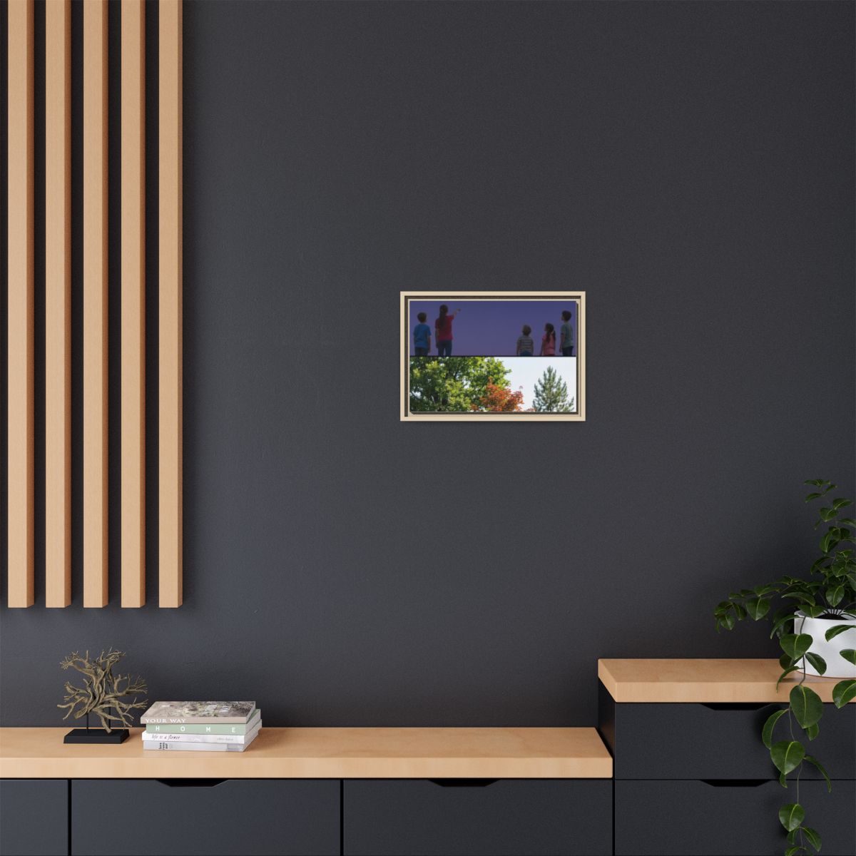 Matte Canvas, Framed - Constellation Woods