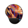 Mouse Pad with Wrist Rest - Shattered Elegance | Echovira...