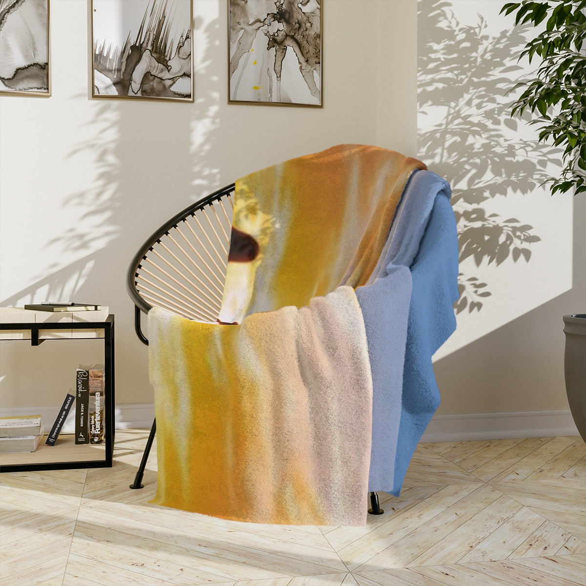 Velveteen Microfiber Blanket - Sunset | Echovira Gallery