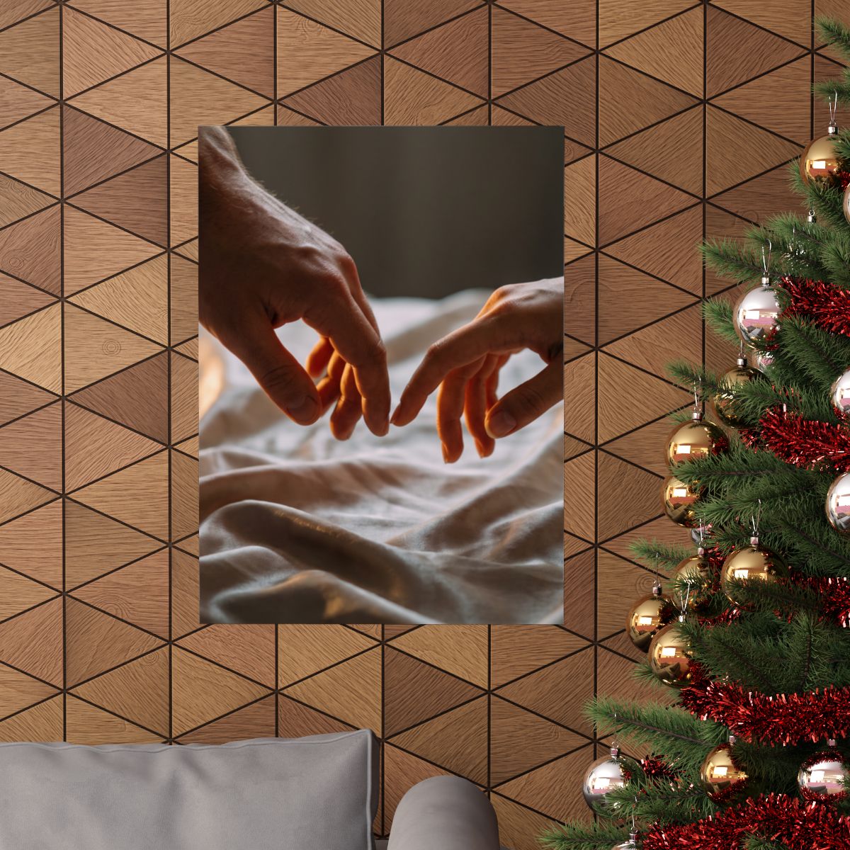 Matte Vertical Posters - Tender Touch (8×10 & 36×54) |...