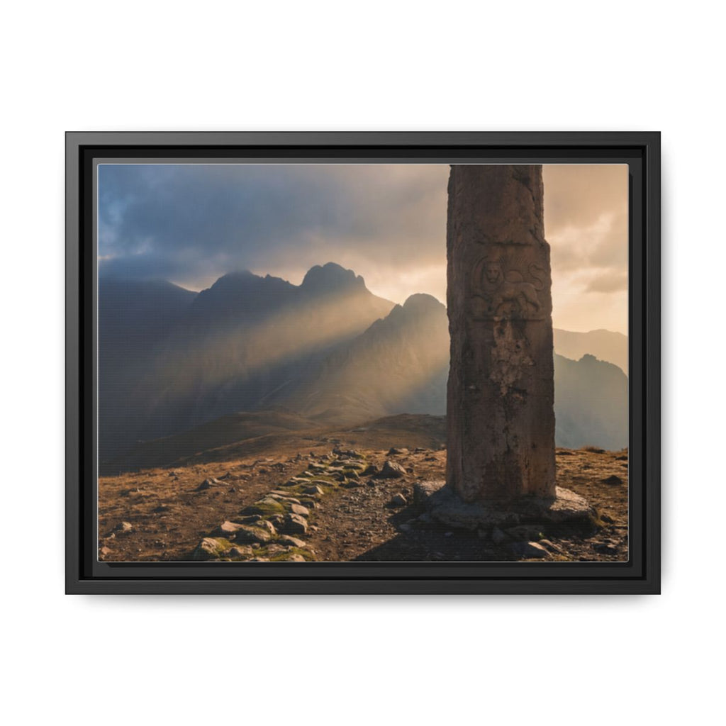 Framed Matte Canvas - Mystic Heritage — Black / 1.25"