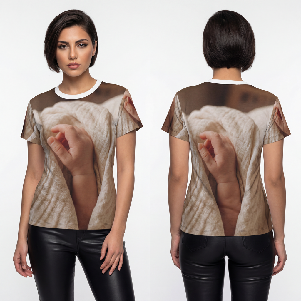 Women's Tee - Warm Cream Aesthetic