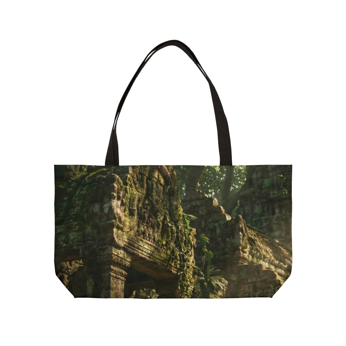 Weekender Tote Bag - Ancient Ruins Haven | Echovira Gallery