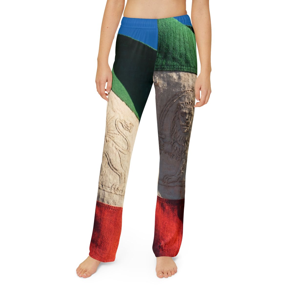 Kids Lounge Pants - Vintage Persian Lion and Sun Heritage......