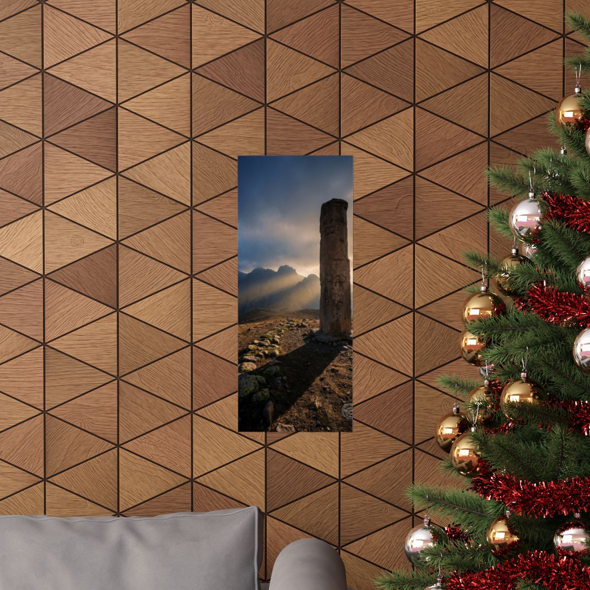 Matte Vertical Posters - Mystic Monolith Ancient Persian......