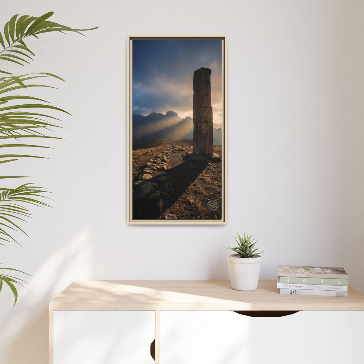 Matte Canvas, Framed - Mystic Monolith Ancient Persian... |...