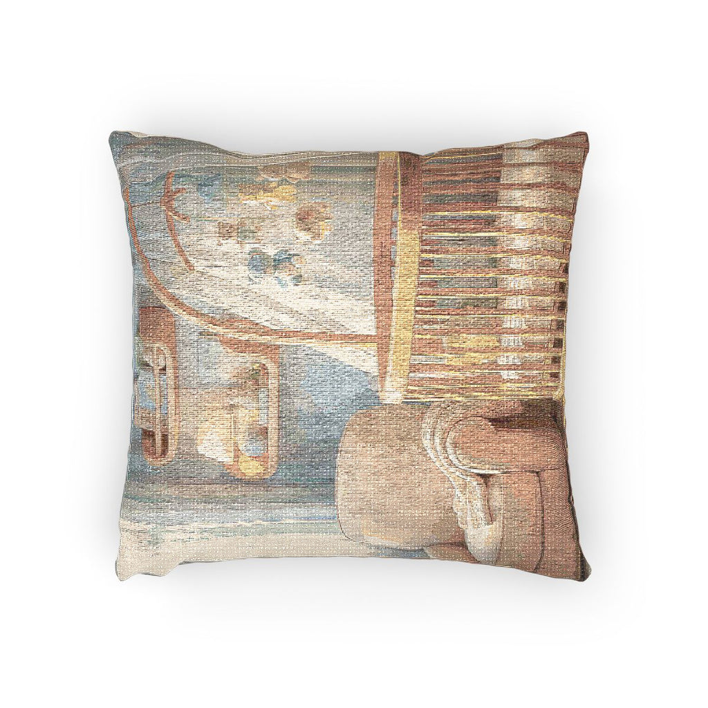 Pastel Dream Woven Pillow - Gentle Accent