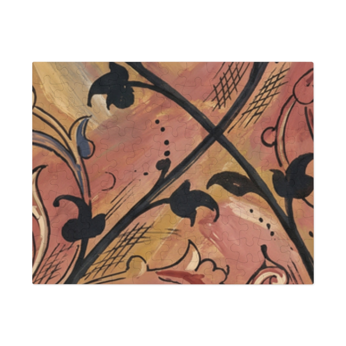 Jigsaw Puzzle with Tin - Gothic Arabesque Puzzle (30, 110......