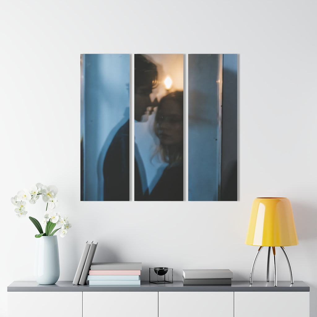 Midnight Reflection Acrylic Prints - Moody Triptych |...