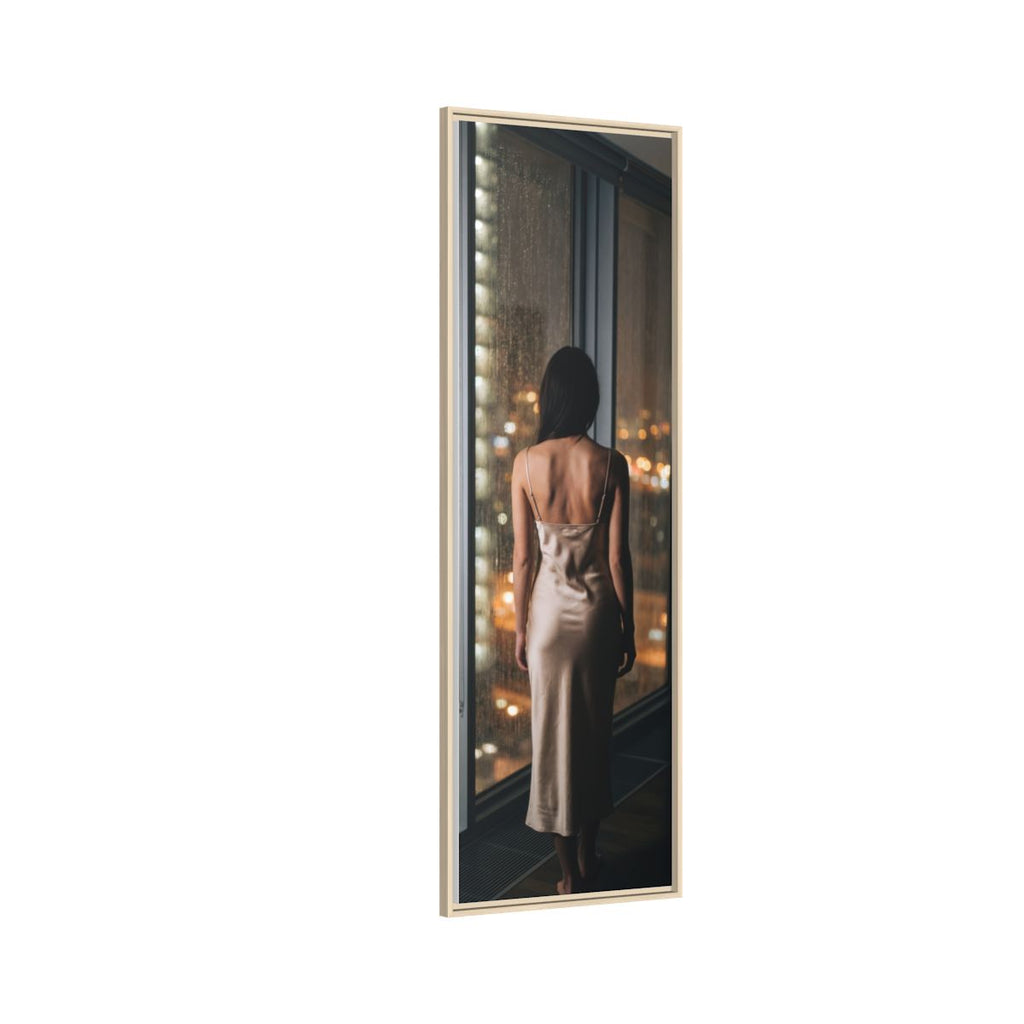Framed Matte Canvas - Cinematic Nights — Natural / 1.25"