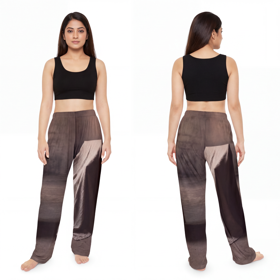 Women's Pajama Pants - Draped Silence Still Life Art - Shadowed Sanctuary