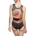 Women's One-Piece Swimsuit Cosmic Geode Art