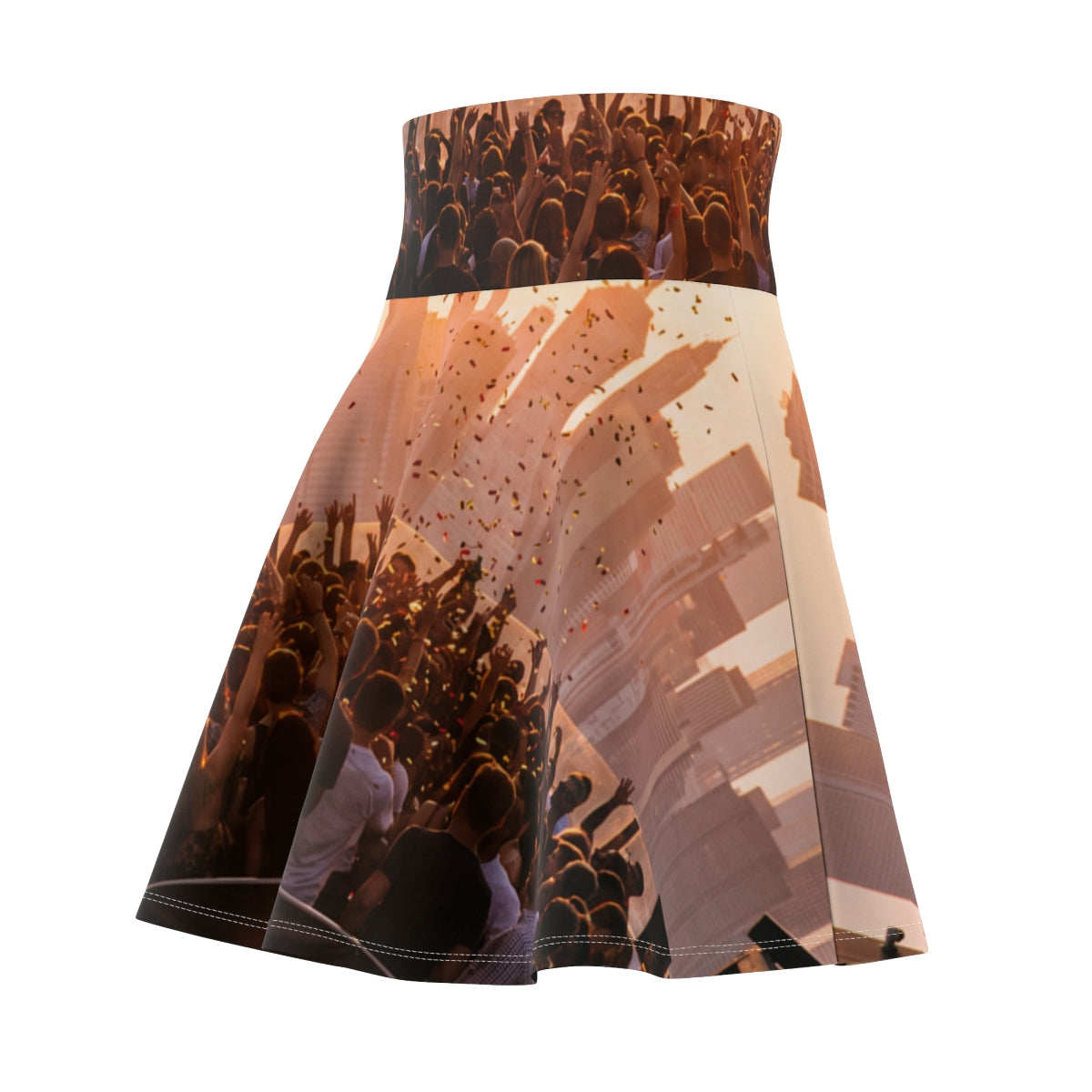 Women's Skater Skirt - City Lights Festival | Echovira...