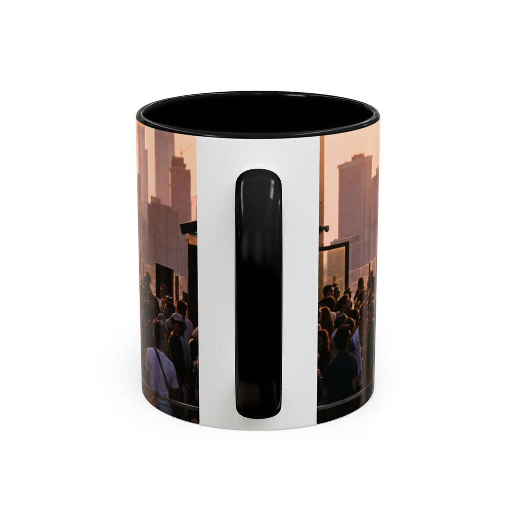 Accent Coffee Mug - City Lights Festival | Echovira Gallery