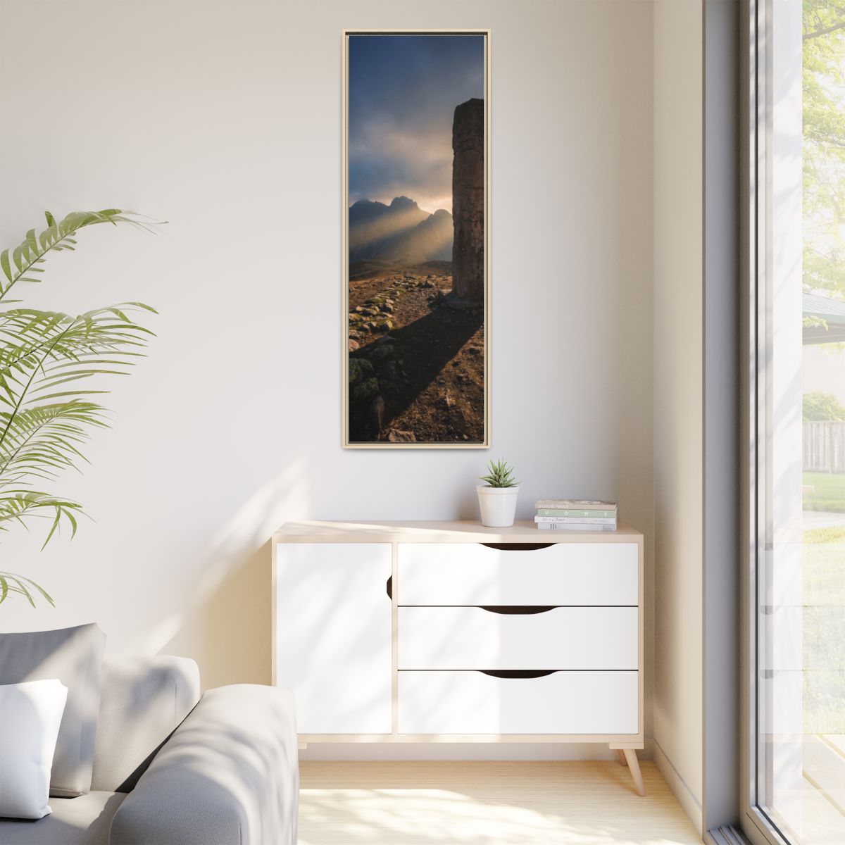 Matte Canvas, Framed - Mystic Monolith Ancient Persian... |...