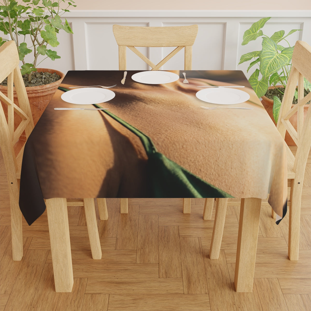 Tablecloth - Emerald Sun Glow