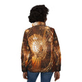 Women's Puffer Jacket - Cinematic Storm