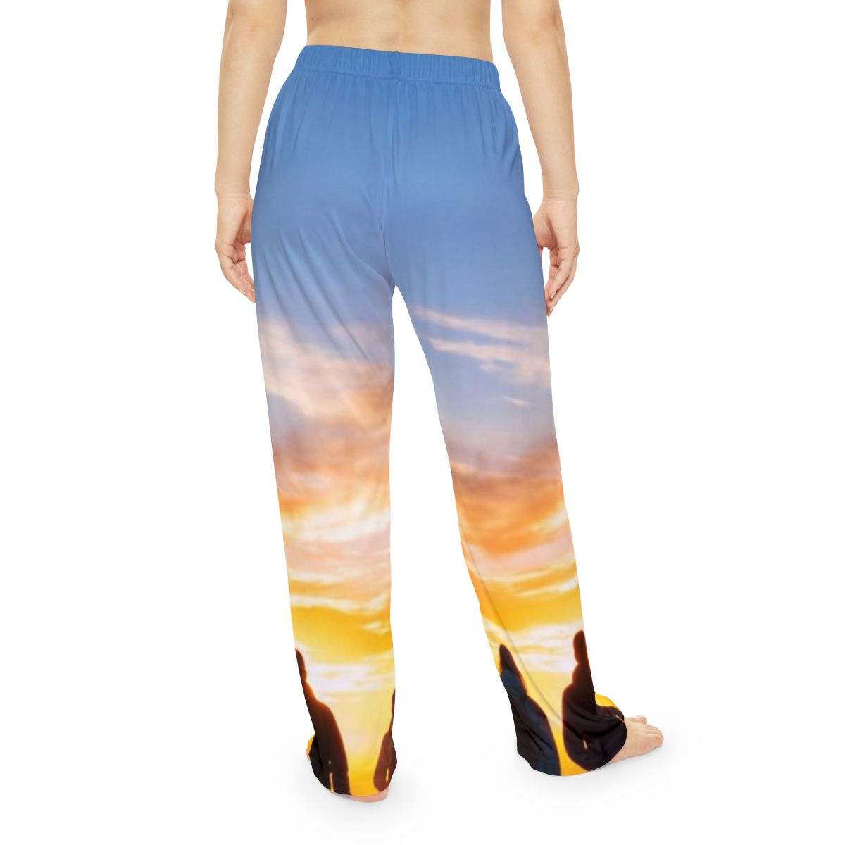 Women's Pajama Pants - Sunset Mountain | Echovira Gallery