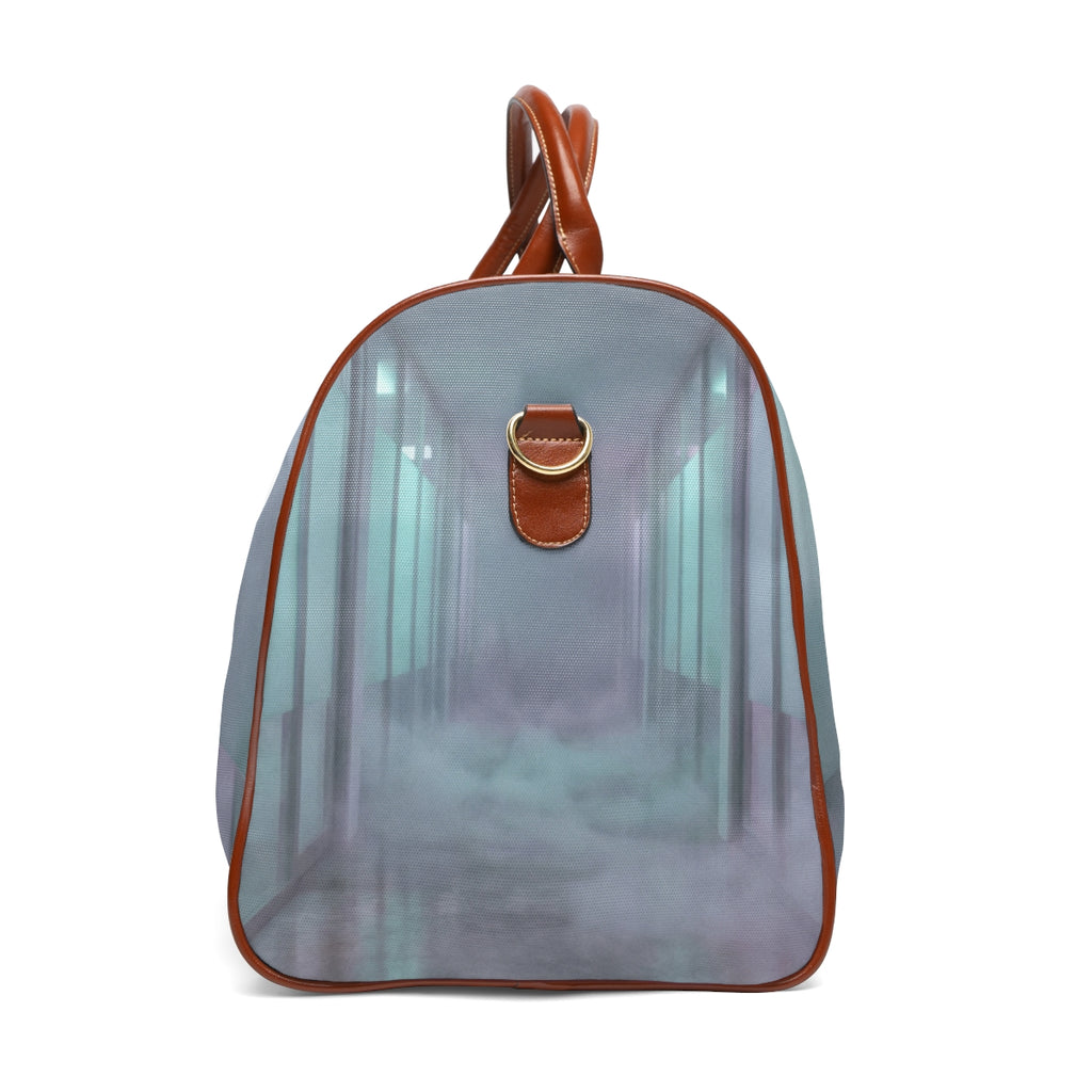 Waterproof Travel Bag - Liminal Corridor Fog Art Print |...