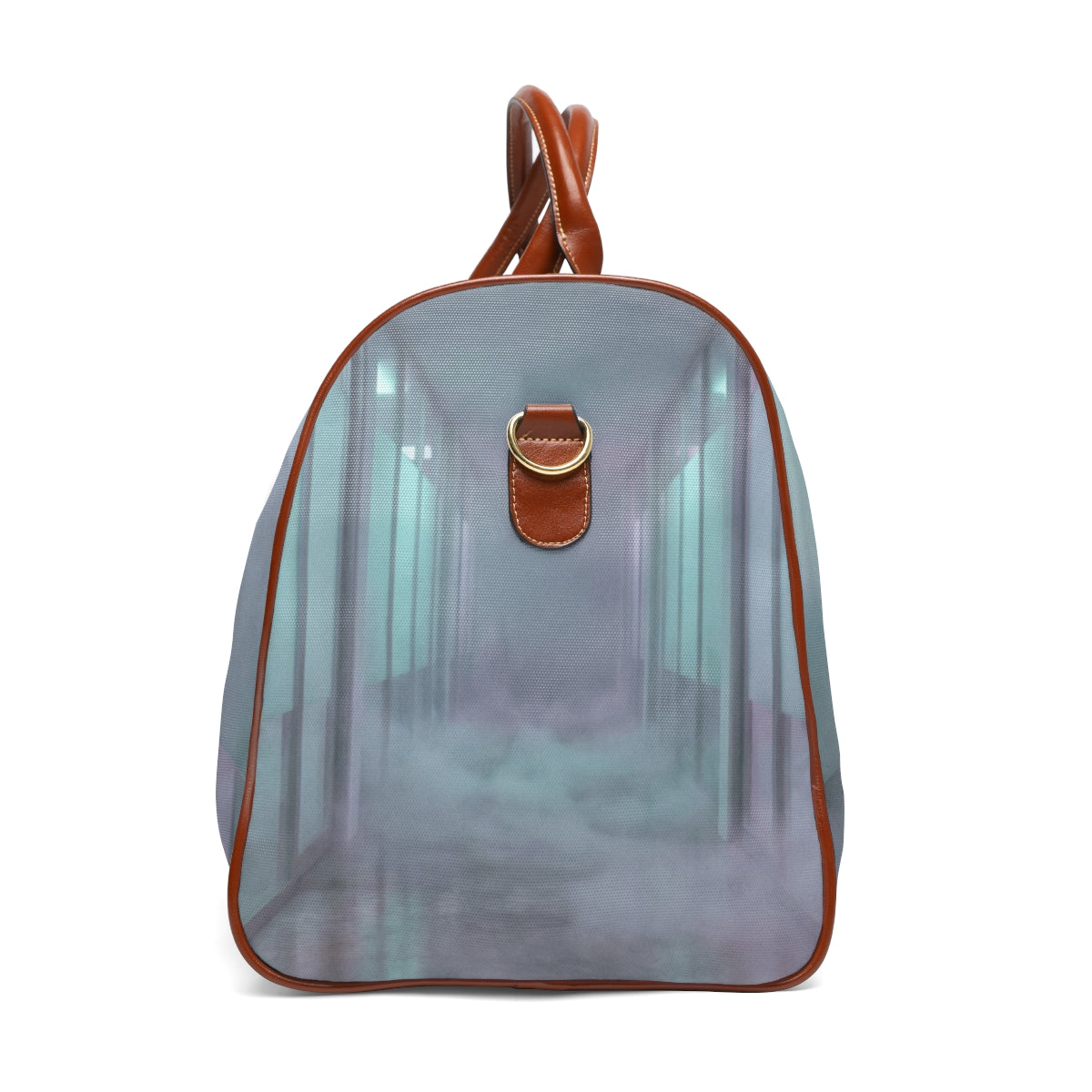 Waterproof Travel Bag - Liminal Corridor Fog Art Print |...