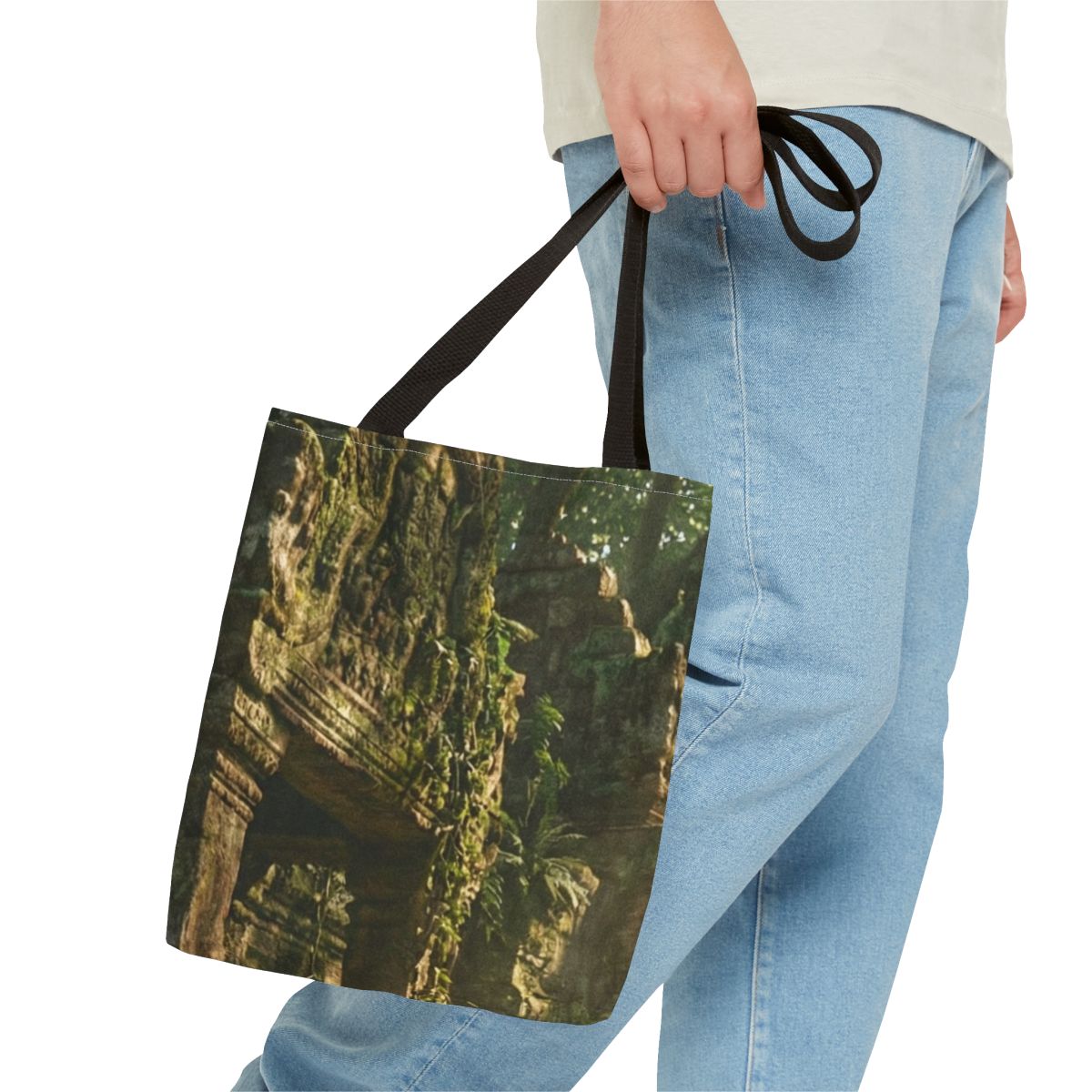 Tote Bag - Ancient Jungle Sanctuary | Echovira Gallery
