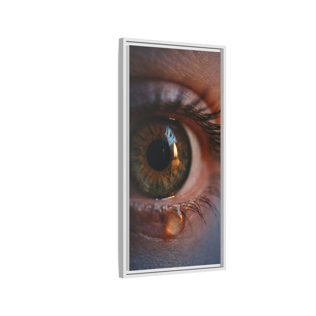 Matte Canvas, Framed - Luminous Tear