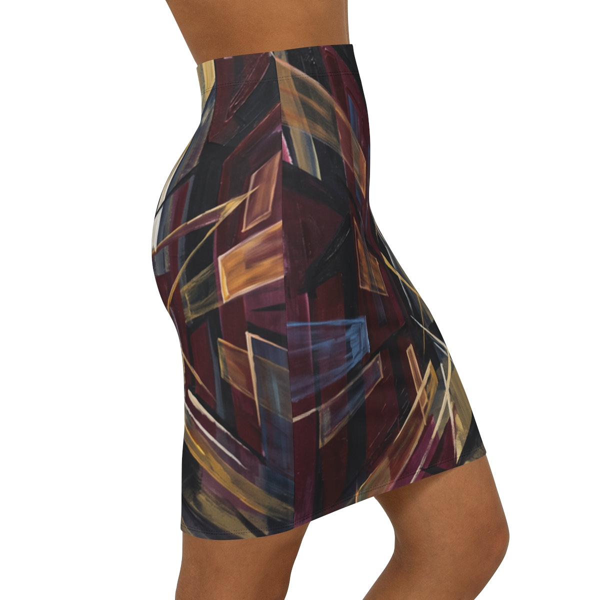Women's Mid-Waist Pencil Skirt - Urban Perspective |...