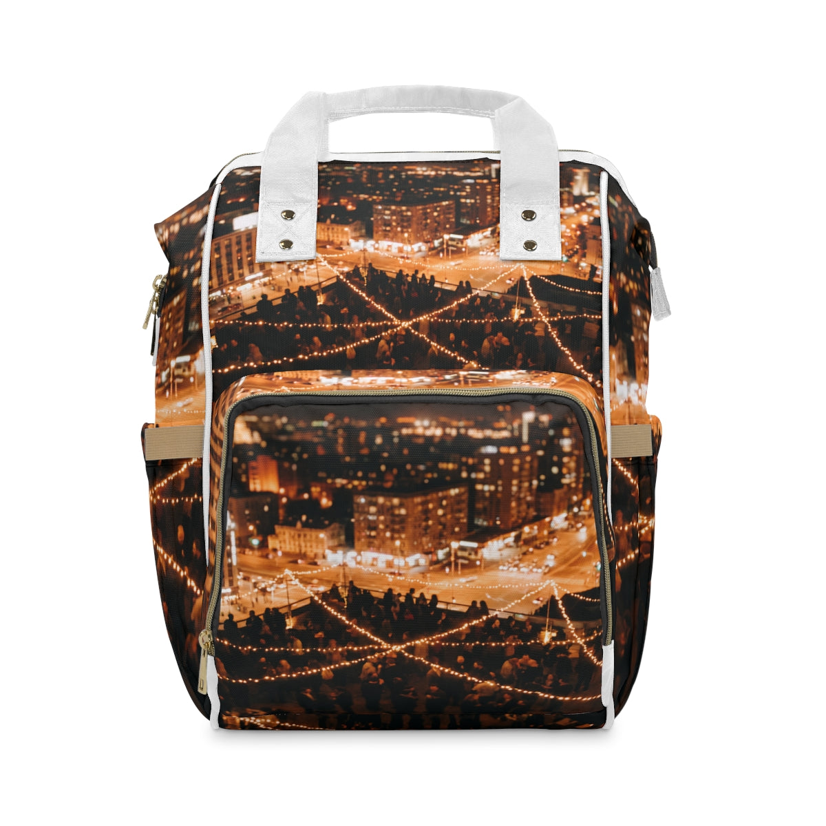 City Lights Rooftop Diaper Backpack