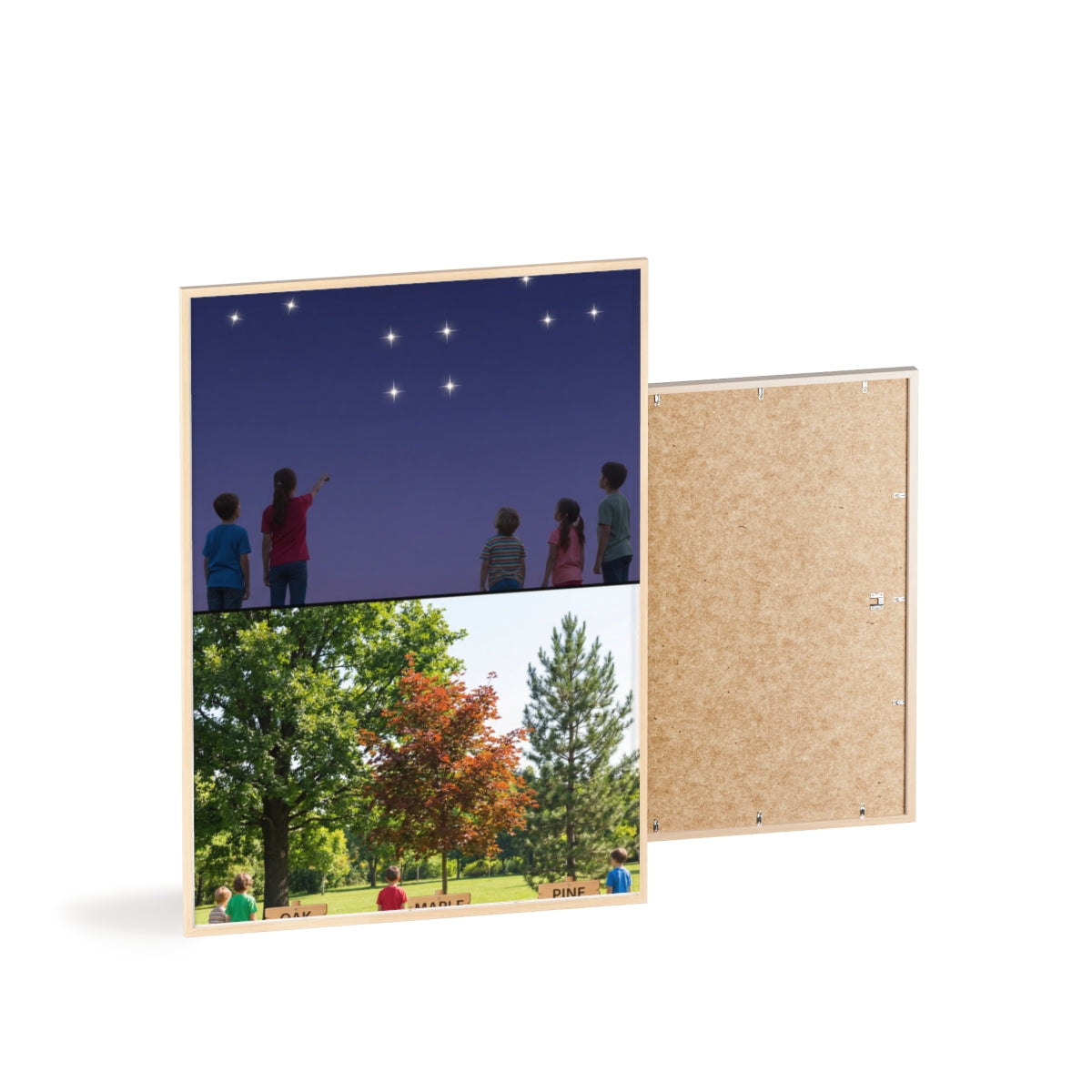 Wooden Framed Poster - Wonder — Portrait