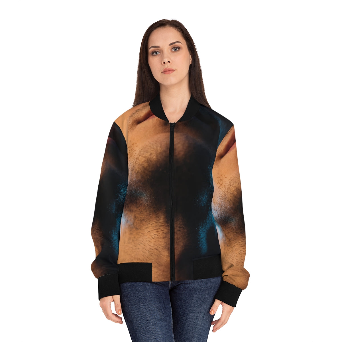 Women's Bomber Jacket - Neon Noir