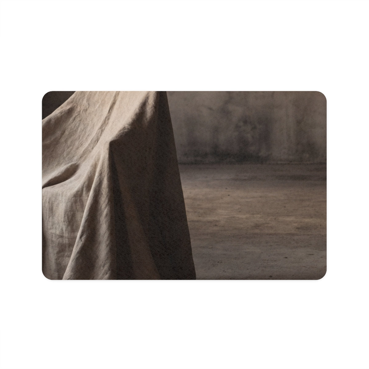 Pet Food Mat - Draped Silence Still Life Art - Shadowed... |...