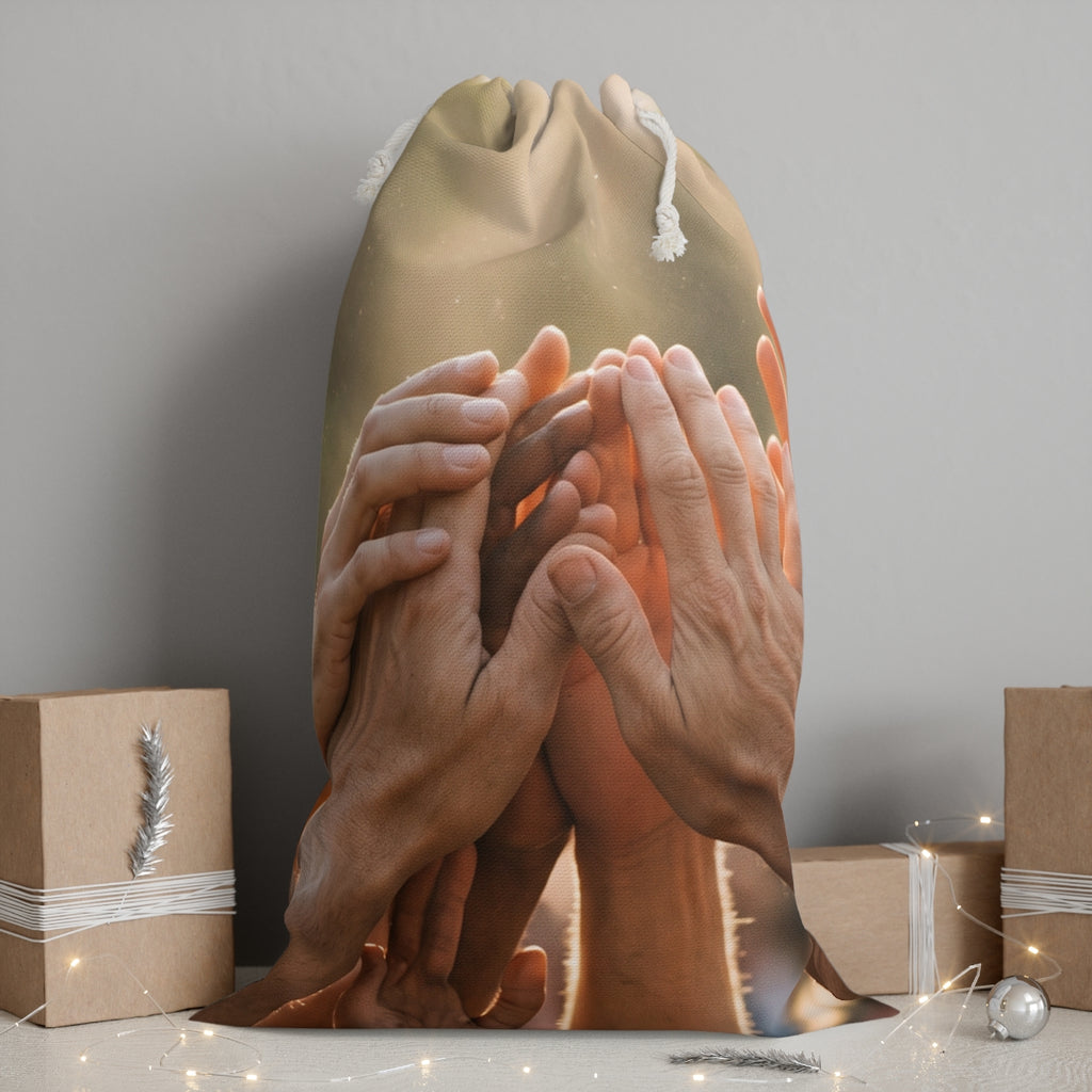 Sack - Golden Rays of Unity Wall Art | Echovira Gallery