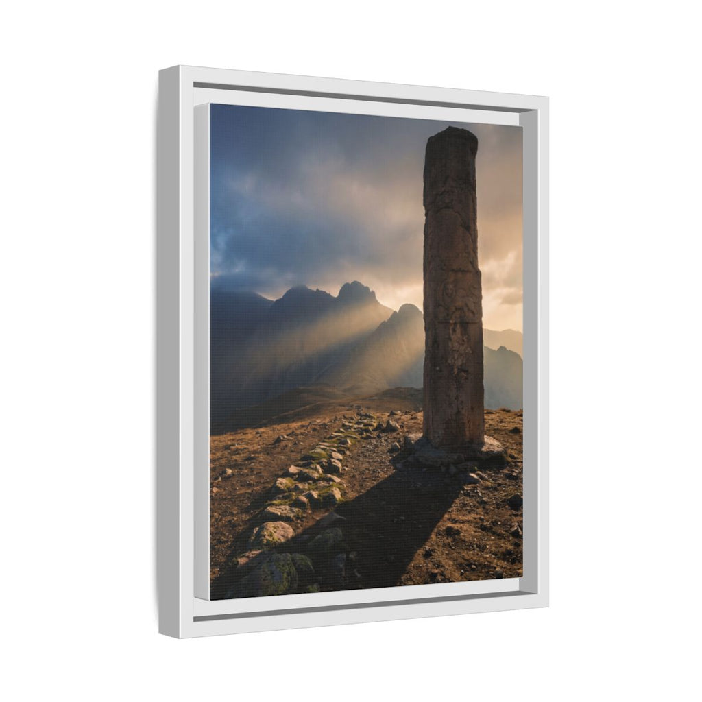 Framed Matte Canvas - Sun Peak