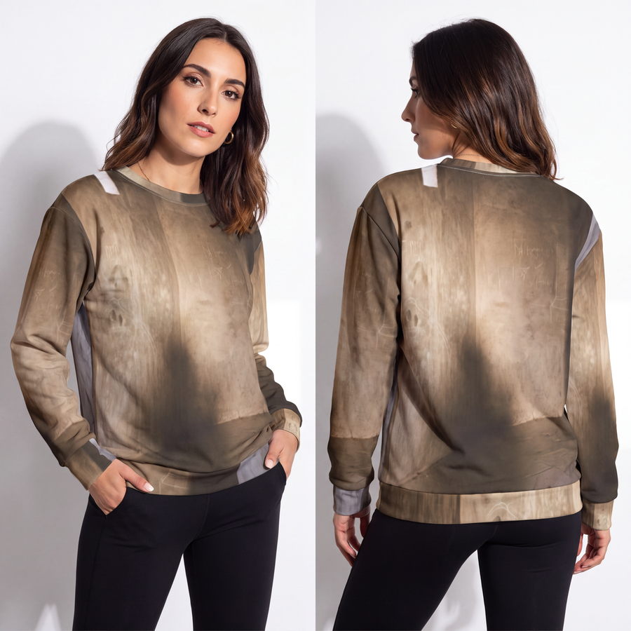 Unisex Sweatshirt - Shadows of the Citadel moody architectural print