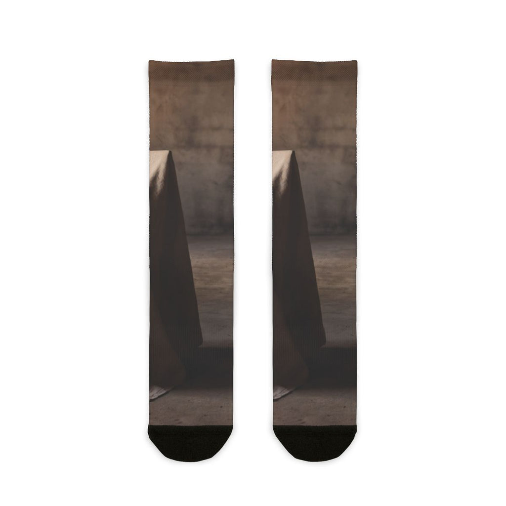Sublimation Crew Socks - Draped Silence Still Life Art... |...