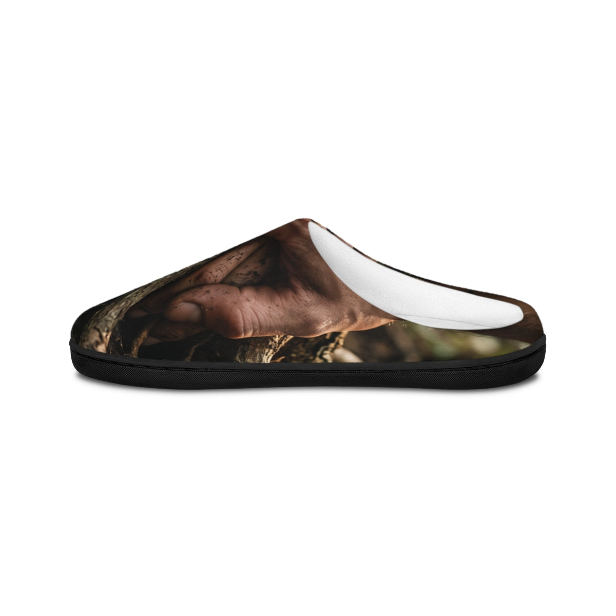 Men's Indoor Slippers Forest Root Art
