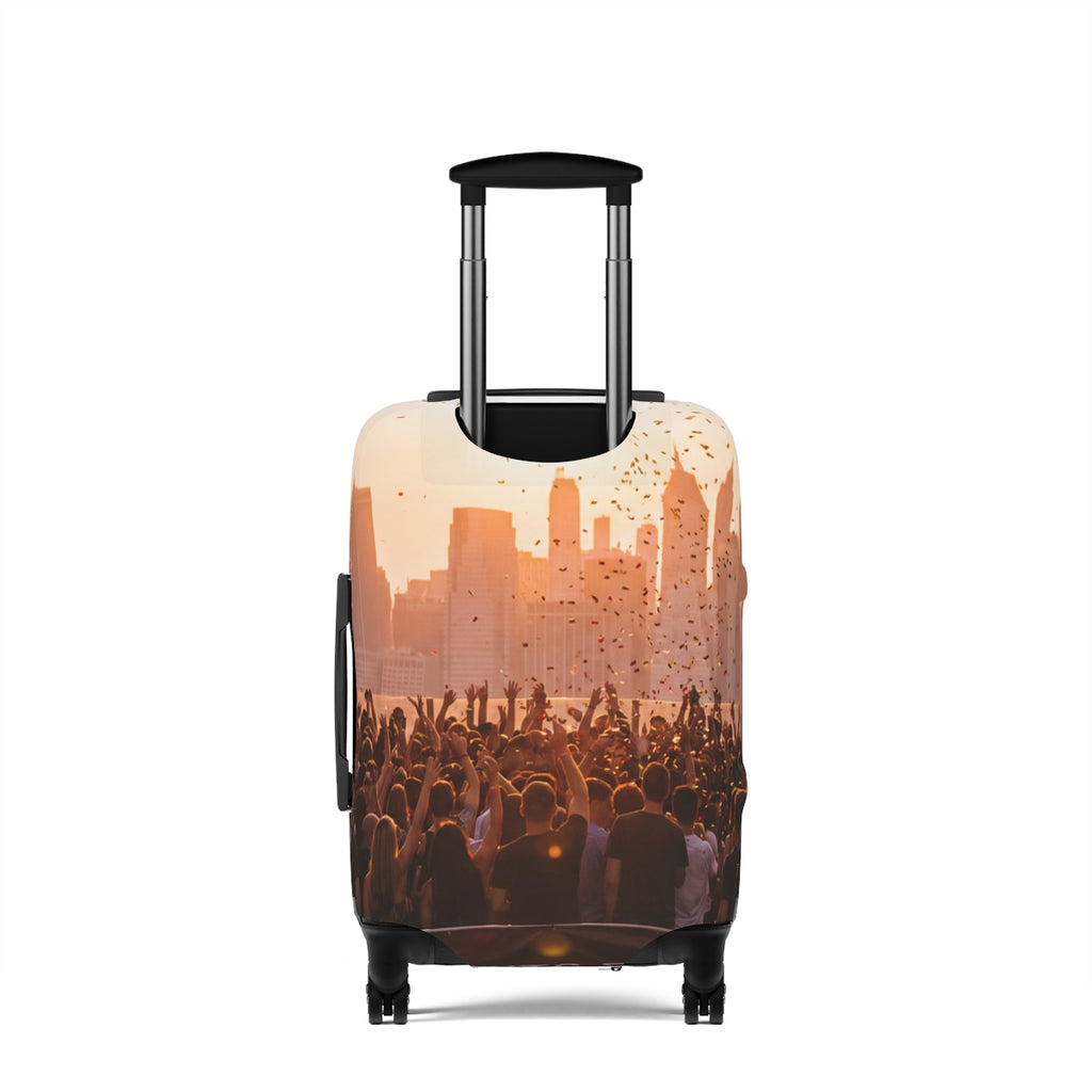 Luggage Cover - City Lights Festival | Echovira Gallery