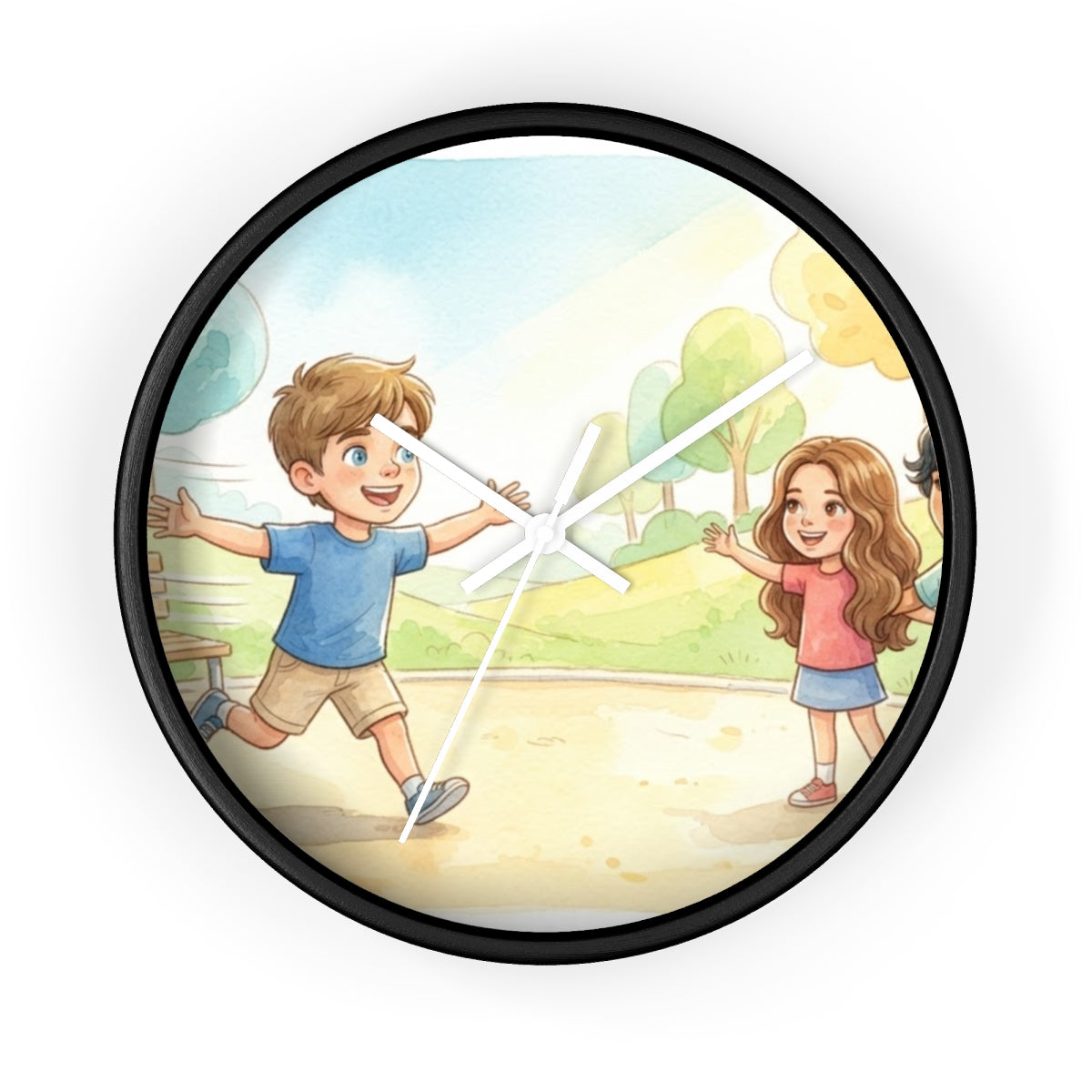 Wall Clock - Meadow Time | Echovira Gallery