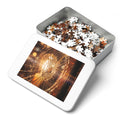 Jigsaw Puzzle with Tin - Fractured Amber Light Art (30, 110...